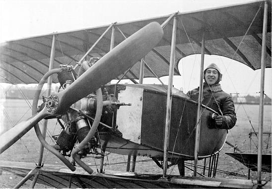1912 Caudron biplane